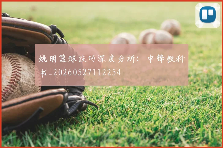 姚明篮球技巧深度分析：中锋教科书_20260527112254